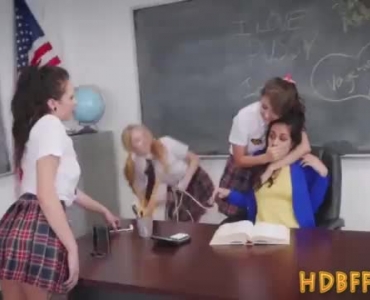 Spankings On The Classroom While Fingering